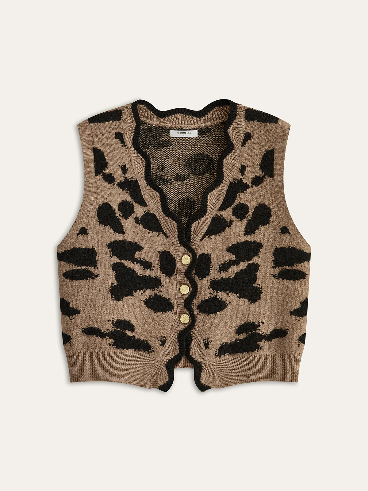 Leopard Print Cardigan - Wholesalesil