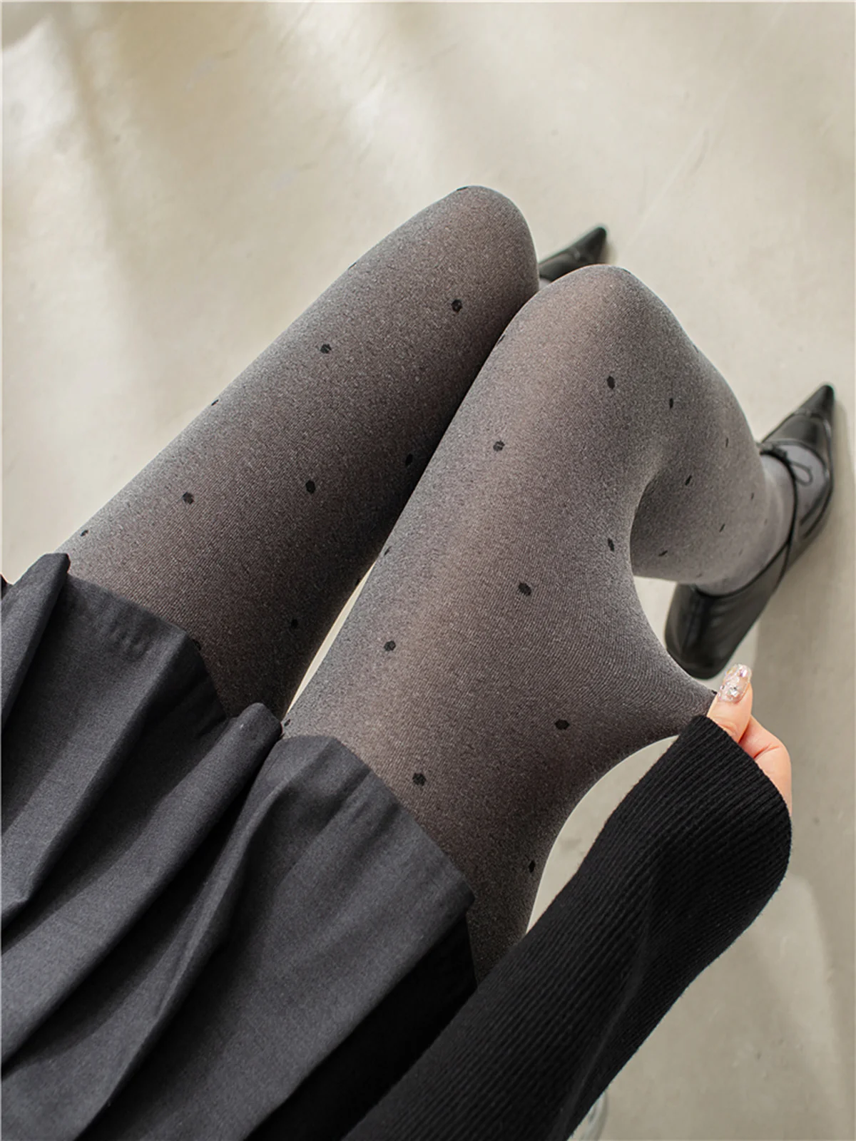 Polka Dot Tights - Wholesalesil