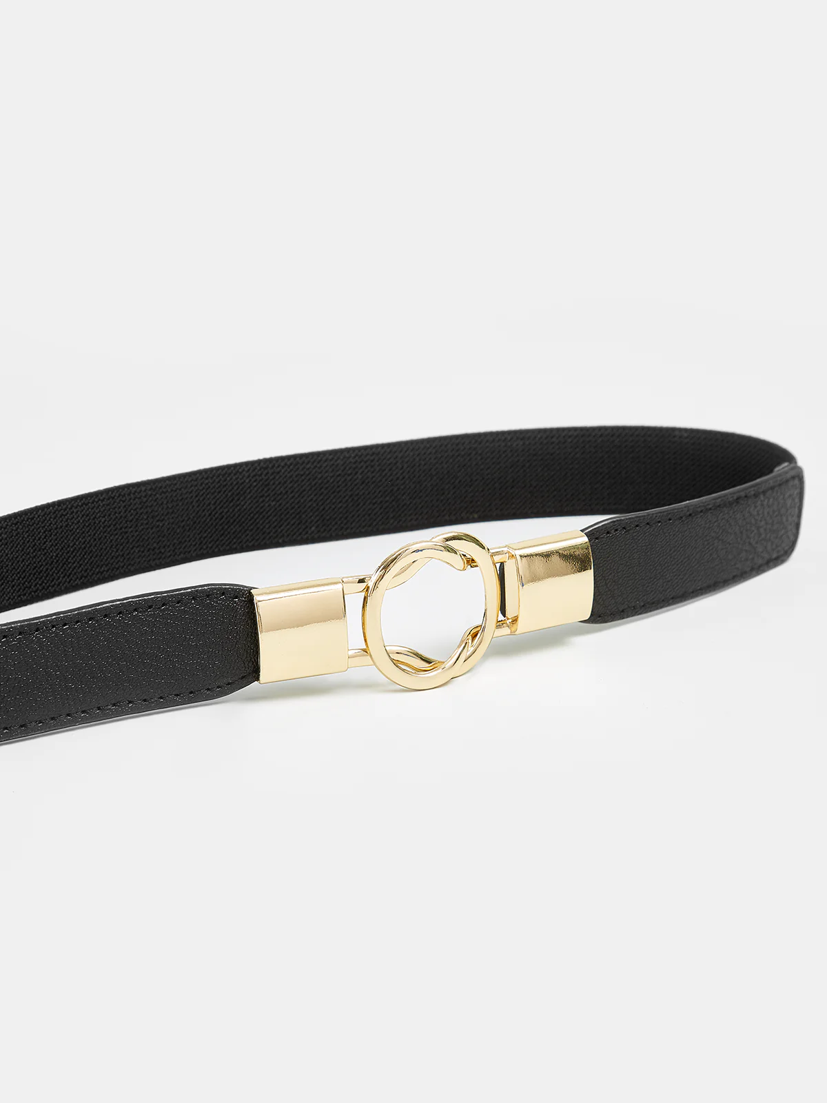 Interlocking Ring Buckle Elastic Belt - Wholesalesil