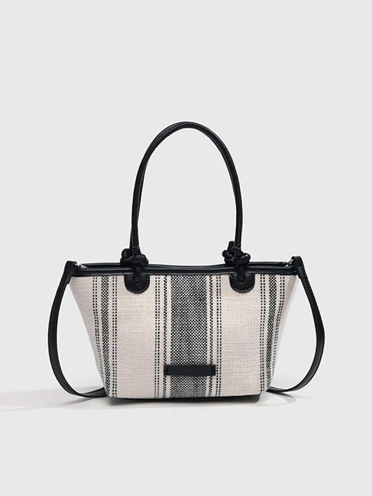 Striped Linen Tote Bag - Wholesalesil