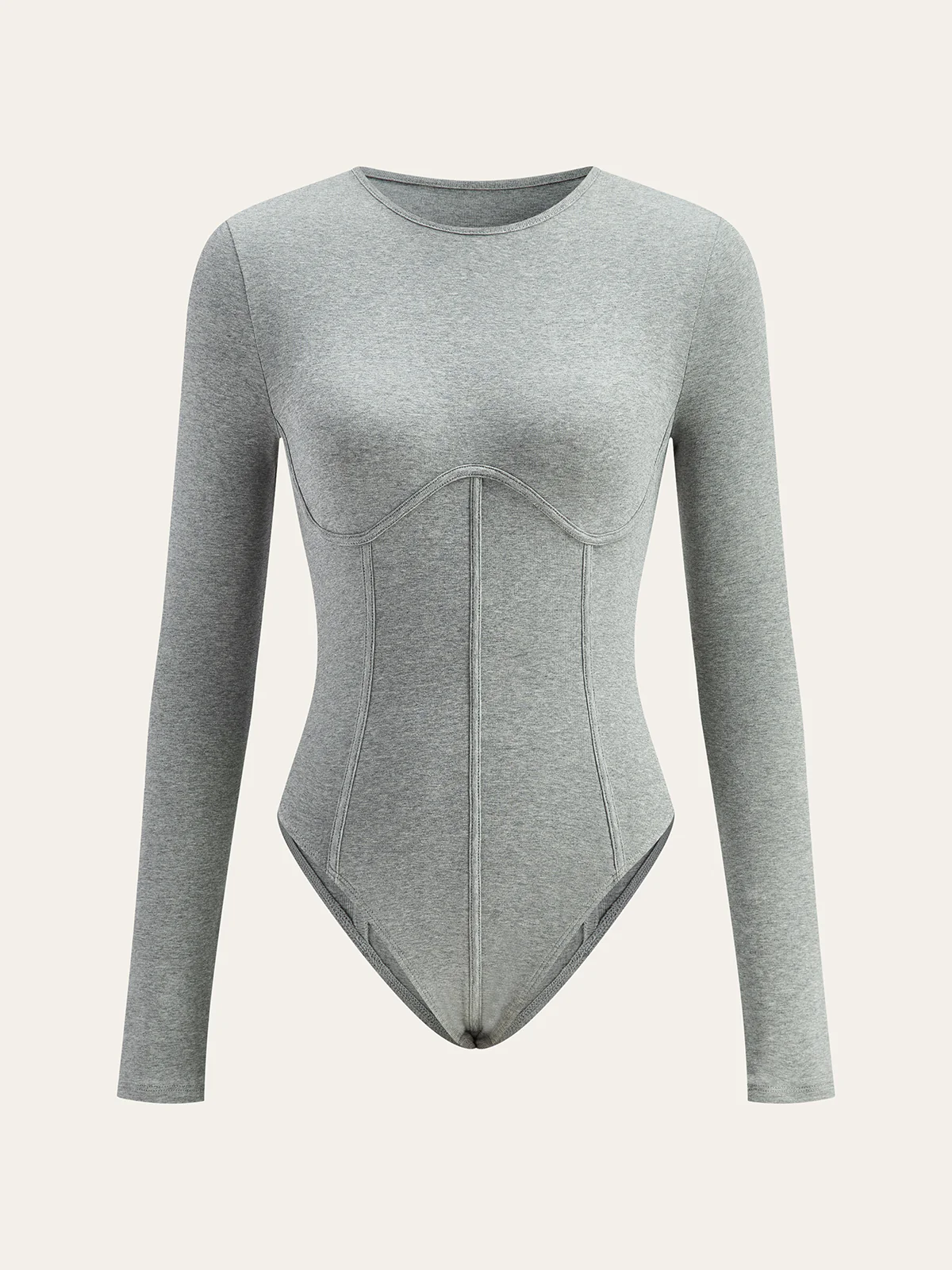 Long Sleeve Contour Bodysuit - Wholesalesil