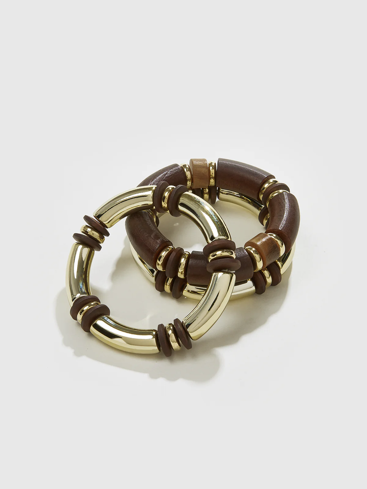 Stackable Wood and Resin Bracelet - Wholesalesil